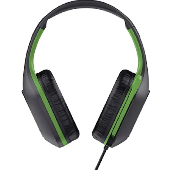 ყურსასმენი Trust 24994 GXT415X ZIROX, Wired, 3.5mm, Black/Green , 2 image - Primestore.ge