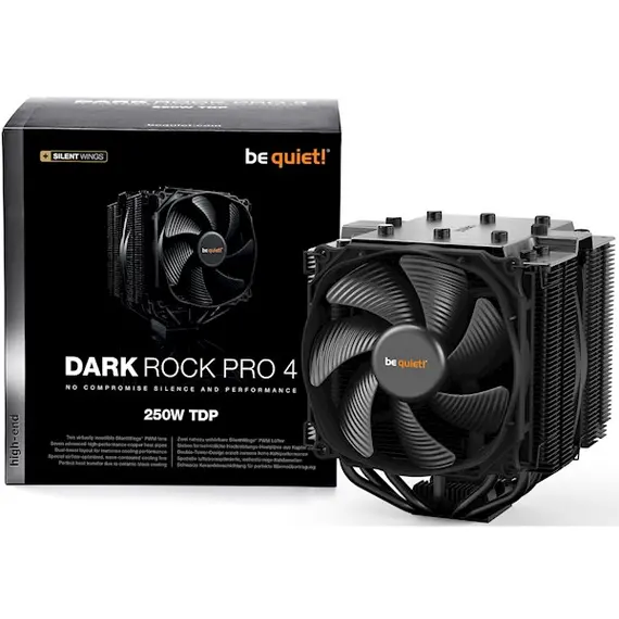 ქულერი Be Quiet BK022 Dark Rock Pro 4, 120mm, 1500RPM, Cooler, Black  - Primestore.ge