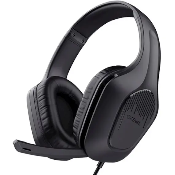 ყურსასმენი Trust 24990 GXT415 ZIROX, Gaming Headset, Wired, 3.5mm, Black  - Primestore.ge