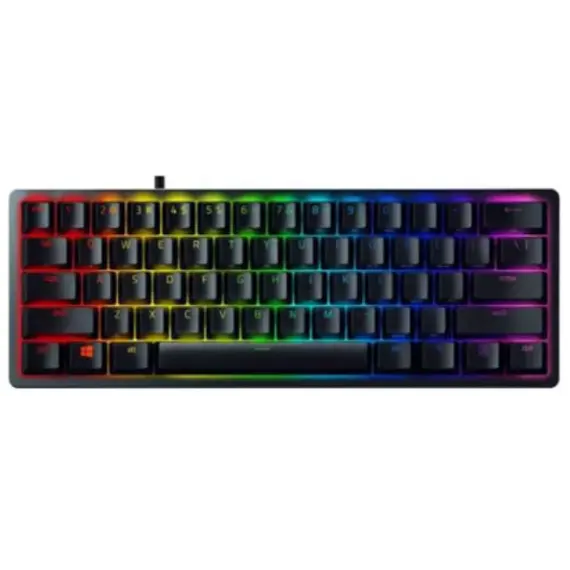 კლავიატურა Razer Gaming Keyboard Huntsman Mini RGB 61key Purple Switch  - Primestore.ge