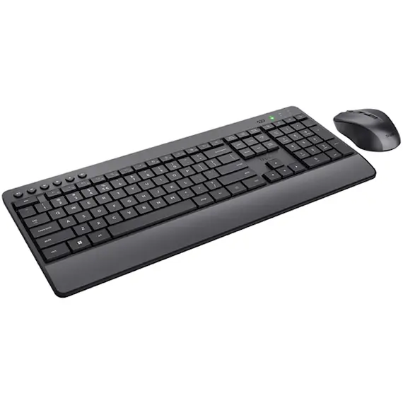 კლავიატურა + მაუსი Trust 24529 Trezo, Wireless, USB, Bluetooth, Keyboard And Mouse, Black , 3 image - Primestore.ge