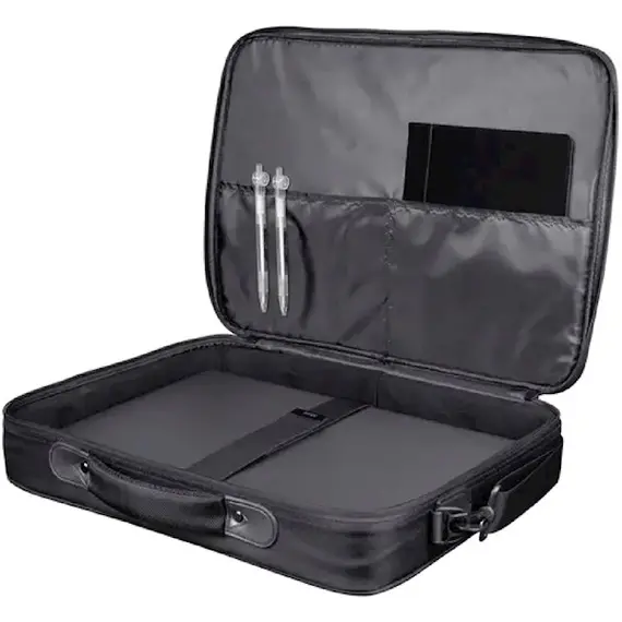 ნოუთბუქის ჩანთა Trust Gaming 24189 Atlanta, 15.6", Laptop Bag, Black , 3 image - Primestore.ge