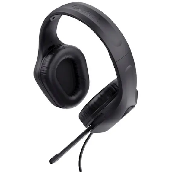 ყურსასმენი Trust 24990 GXT415 ZIROX, Gaming Headset, Wired, 3.5mm, Black , 2 image - Primestore.ge