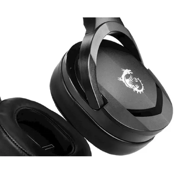 ყურსასმენი MSI S37-2101030-SV1 IMMERSE GH20, Gaming Headset, Wired, USB, Black , 3 image - Primestore.ge