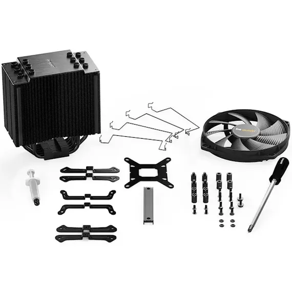 ქულერი Be Quiet BK021 Dark Rock 4, 135mm, 1400RPM, Cooler, Black , 5 image - Primestore.ge