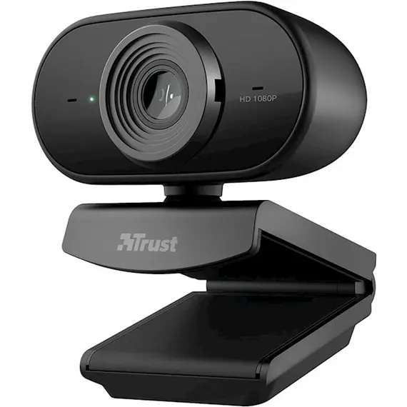 Webcam Trust 24438 Tolar, Built-in Microphone, Webcam, Black