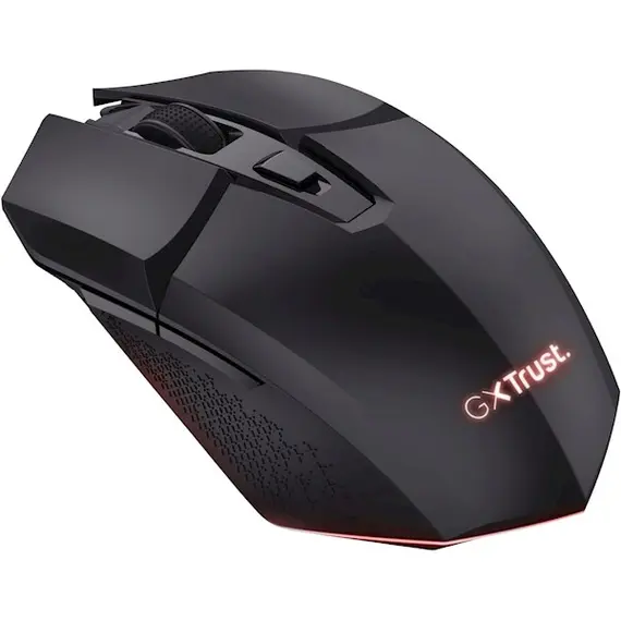 მაუსი Trust GXT110 Felox, Wireless, USB, Gaming Mouse, Black , 3 image - Primestore.ge