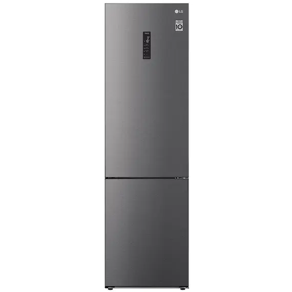 Refrigerator LG GBB62DSHEC.ADSQEUR - 200x60x68, NoFrost, Linear Inverter, Door Cooling, 384 Liters, Silver