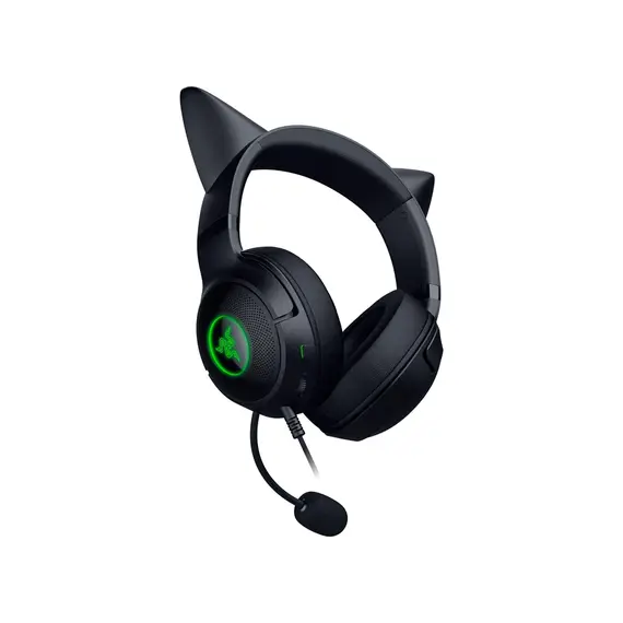 Headset Razer Kraken Kitty V2 - USB Headset with RGB Kitty Ears - Black - FRML Packaging, 3 image