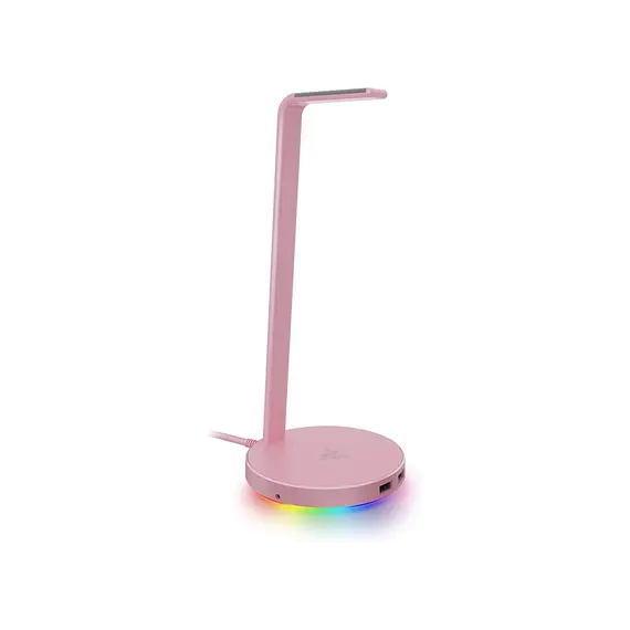 Razer Base Station V2 Chroma - Chroma Enabled Headset Stand with USB 3.1 Hub and 7.1 Surround Sound - Quartz - FRML Packaging, 2 image