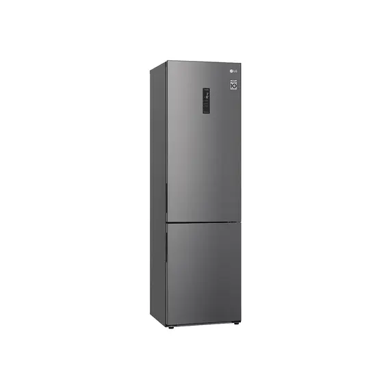 Refrigerator LG GBB62DSHEC.ADSQEUR - 200x60x68, NoFrost, Linear Inverter, Door Cooling, 384 Liters, Silver, 6 image