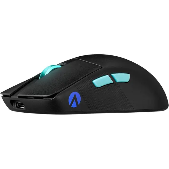 მაუსი ASUS ROG Harpe Ace Aim Lab Edition mouse Ambidextrous RF Wireless + Bluetooth + USB Type-A Optical 36000 DPI BLK , 4 image - Primestore.ge