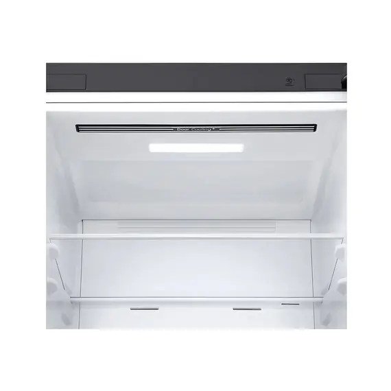 Refrigerator LG GBB62DSHEC.ADSQEUR - 200x60x68, NoFrost, Linear Inverter, Door Cooling, 384 Liters, Silver, 3 image