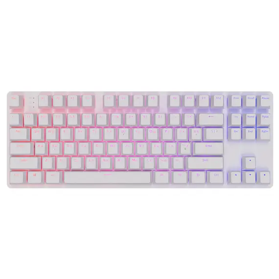 Keyboard Dark Project One KD87A White - G3MS Mech. RGB (ENG/UA) (DPO-KD-87A-100300-GMT)