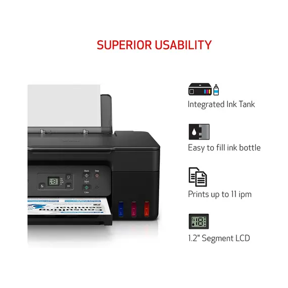 პრინტერი Canon MFP PIXMA G2470, A4 11/6 ipm (Mono/Color), 4800х1200 dpi, USB 2.0 , 3 image - Primestore.ge