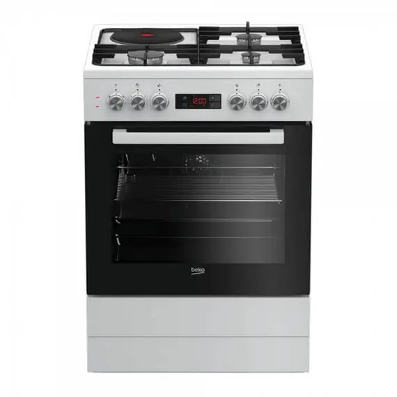 გაზქურა Beko FSE 63330 DW Superia  - Primestore.ge