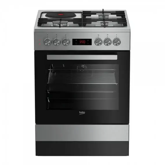 გაზქურა  Beko FSE 63320 DX Superia  - Primestore.ge