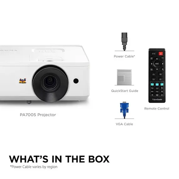 პროექტორი ViewSonic PA700S - 4,500 ANSI Lumens SVGA Business/Education Projector , 5 image - Primestore.ge