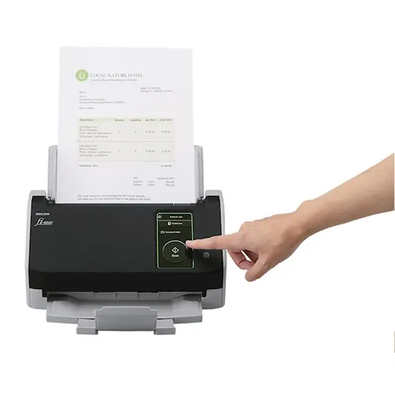 სკანერი Fujitsu Sheetfed Document Scanner fi-8040 4.3" LCD Touchscreen/40 ppm/80 ipm/ 600 dpi / ADF 50 sheets/ USB 3.2 GB Ethernet RJ45 / 6000 Sheet/Day , 5 image - Primestore.ge