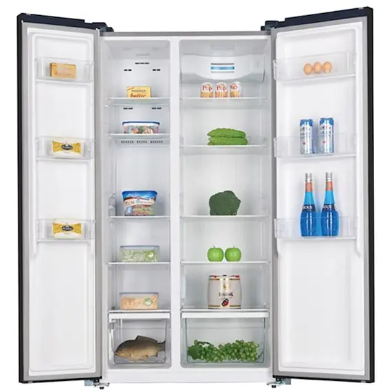 Refrigerator Franko FS-529NFDIB, 529L, A++, No Frost, Refrigerator, Black, 2 image