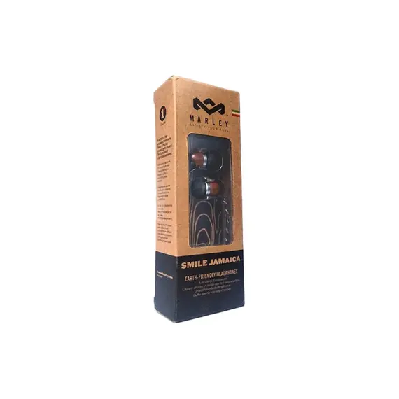 ყურსასმენი House of Marley EM-JE041-SBB Smile Jamaica In-Ear Headphones With Remote And Microphone (SINGBLACK) , 3 image - Primestore.ge