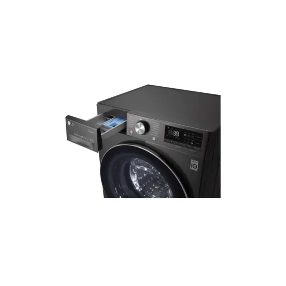 სარეცხი მანქანა LG F2V9GW9P.ABLPCOM- 8.5 KG, 1200 RPM, 85X47,5X60, INVERTER, ARTIFICIAL INT,STEAM, TurboWASH,BLACK , 6 image - Primestore.ge