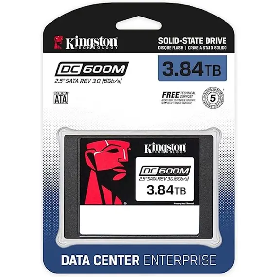 მყარი დისკი Kingston SEDC600M/3840G, 3.84TB, 2.5", Internal Hard Drive , 3 image - Primestore.ge