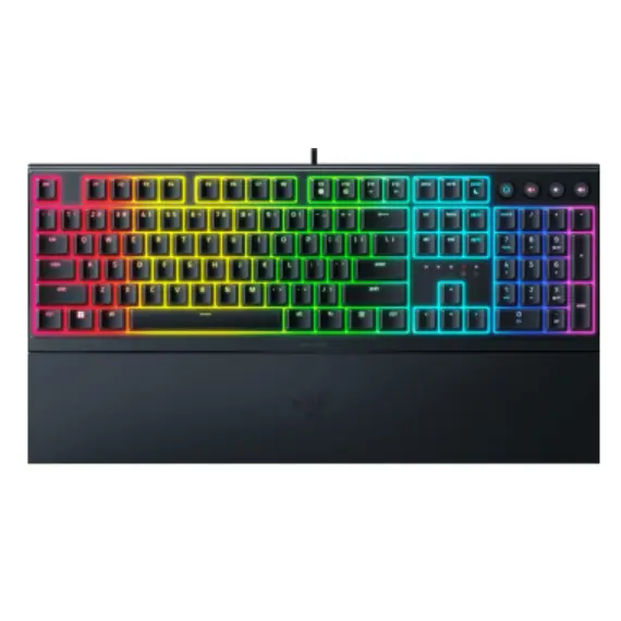 კლავიატურა Razer Ornata V3 TKL RGB 84key Mecha-Membrane Switch USB-A EN, Black  - Primestore.ge