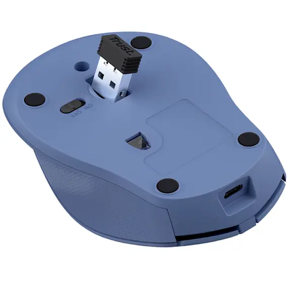 მაუსი Trust 25039 Zaya, Wireless, USB, Mouse, Blue , 5 image - Primestore.ge