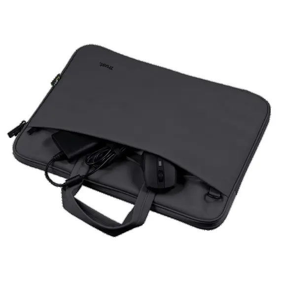 ჩანთები TRUST 24447 TRUST BOLOGNA LAPTOP BAG 16″ ECO BLACK , 4 image - Primestore.ge