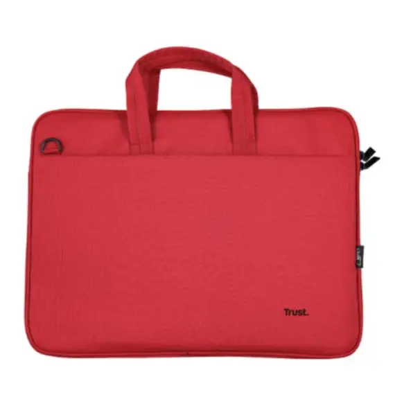 ნოუთბუქის ჩანთა Trust Bologna Eco-Friendly Slim Laptop Bag 16" Red - 24449  - Primestore.ge