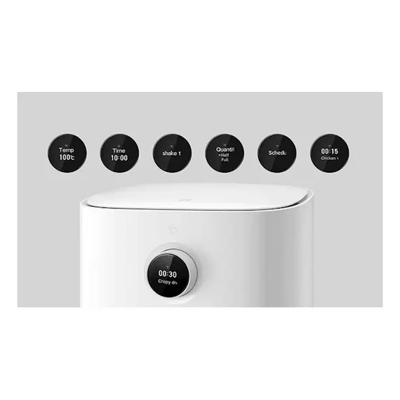 Xiaomi BHR4849EU, 1500W, 3.5L, X30802 Smart Air Fryer, White, 7 image
