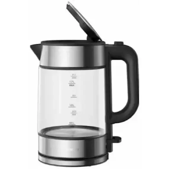 ელექტრო ჩაიდანი Xiaomi BHR7490RU, 2200W, 1.7L, Electric Kettle, Silver/Black , 2 image - Primestore.ge