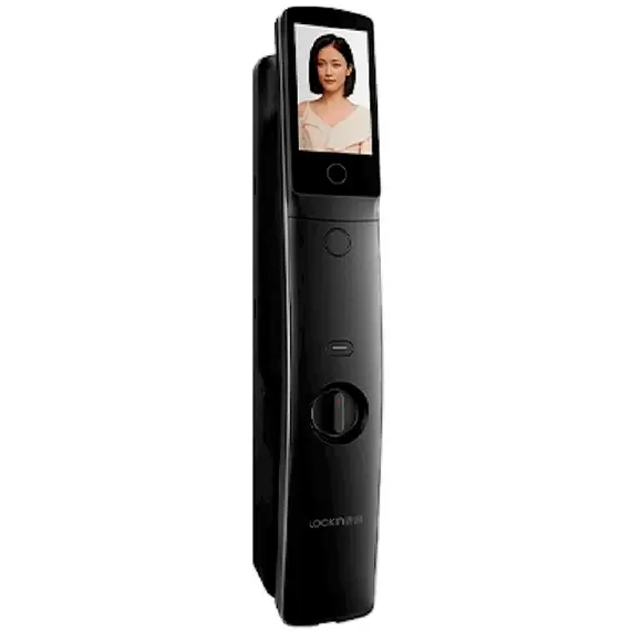 Smart door lock Xiaomi Lockin S50 M Pro, IPS, 2K, USB-C, Smart Door Lock, Black, 4 image