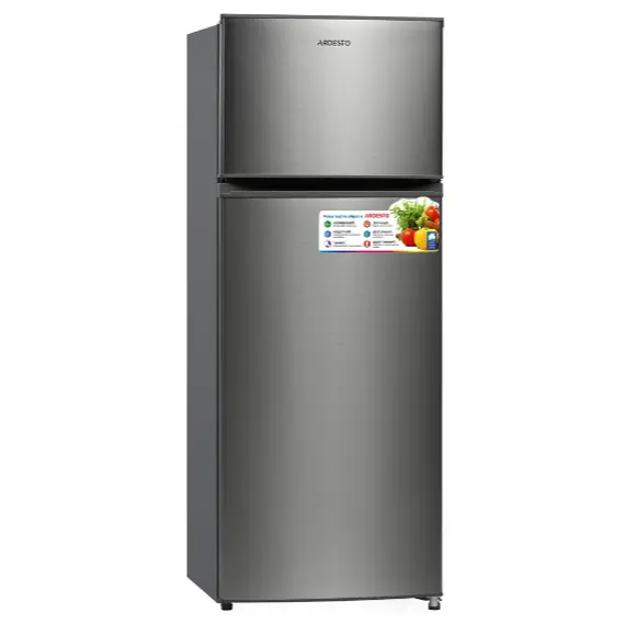 მაცივარი Ardesto DTF-M212X143 refrigerator 204 L, class A+, silver , 2 image - Primestore.ge