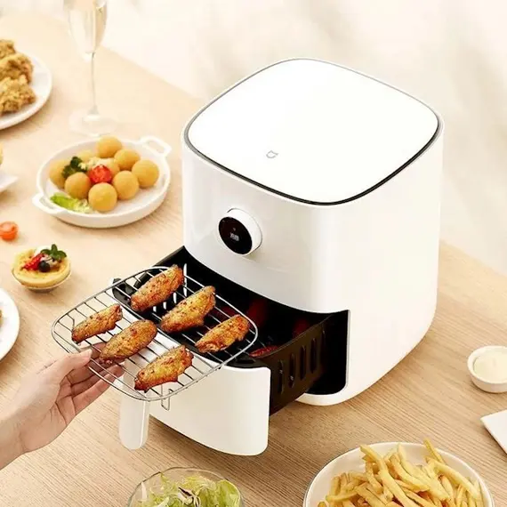 Xiaomi BHR4849EU, 1500W, 3.5L, X30802 Smart Air Fryer, White, 3 image