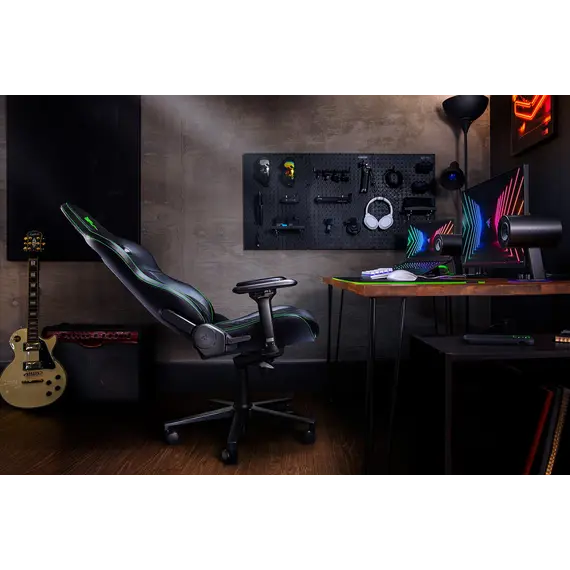 სათამაშო სავარძელი RAZER Gaming chair Enki Black/Green , 8 image - Primestore.ge