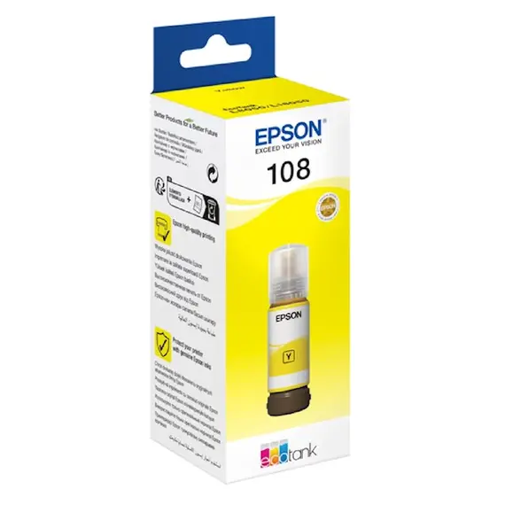 Cartridge ink Epson 108 C13T09C44A, 7200P, Ink Cartridge, Yellow, 2 image