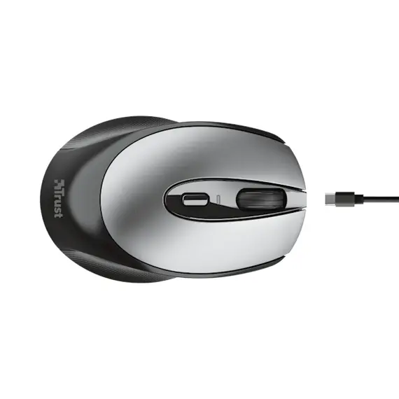 მაუსი TRUST ZAYA WRL RCHRGABLE MOUSE BLAK , 3 image - Primestore.ge