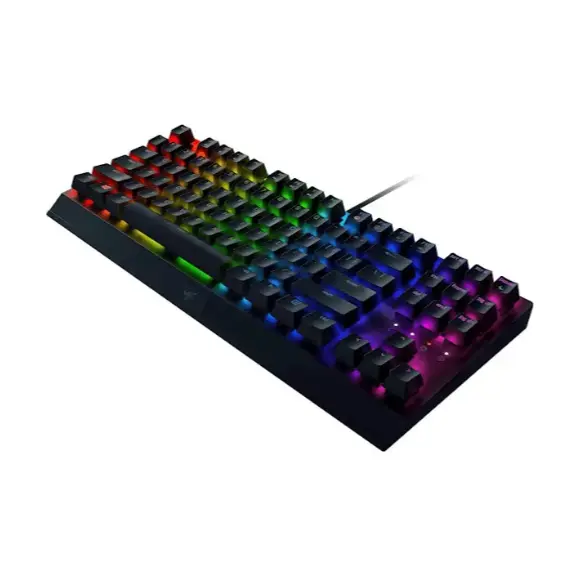 კლავიატურა Razer BlackWidow V3 TKL RGB 94key Green Switch USB EN Black , 2 image - Primestore.ge