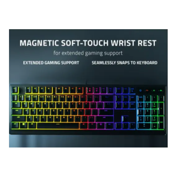 კლავიატურა Razer Ornata V3 TKL RGB 84key Mecha-Membrane Switch USB-A EN, Black , 4 image - Primestore.ge