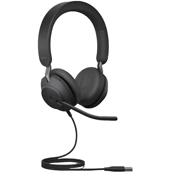 ყურსასმენი Jabra 24189-999-999 Evolve2 40 SE, Headset, Wired, USB, Black , 2 image - Primestore.ge