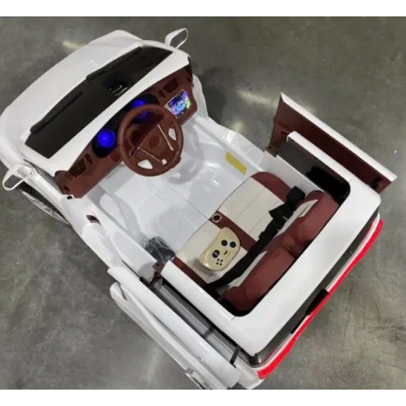 ბავშვის ელექტრო მანქანა TOYOTA ALPHARD LANGTON 601-W ტყავის სავარძლით , 2 image - Primestore.ge