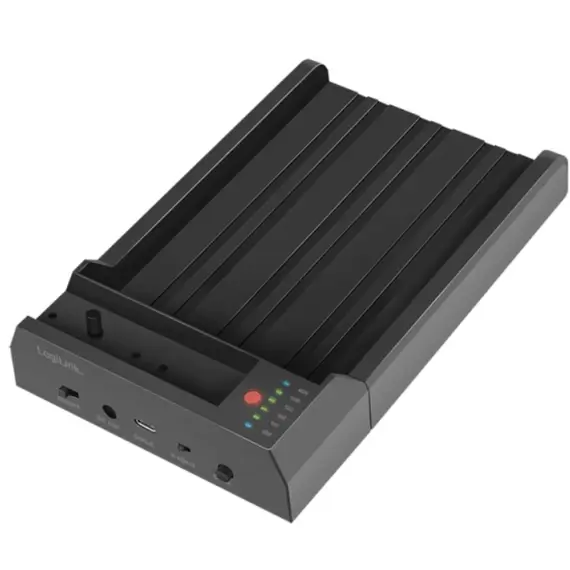 მყარი დისკის დოქ სადგური Logilink QP0031 USB 3.2 Gen 2 Quickport 2-Bay for SATA HDD/SSD and M.2 NVMe SSD , 4 image - Primestore.ge