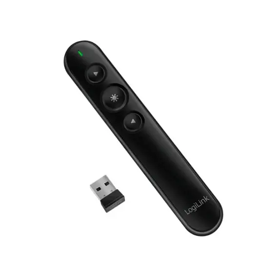 პრეზენტერი Logilink ID0190 Wireless Presenter, 2.4 GHz, Laser Pointer - Primestore.ge