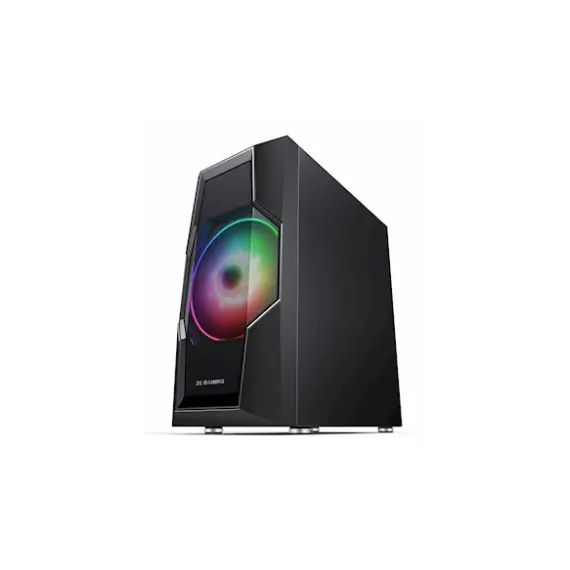 ქეისი 2E GAMING Computer case  TURBO (G2057B) , MidT, 2xUSB2.0,1xUSB3.0, 1x200+3x120ARGB,TG (side panel),without PSU,black - Primestore.ge