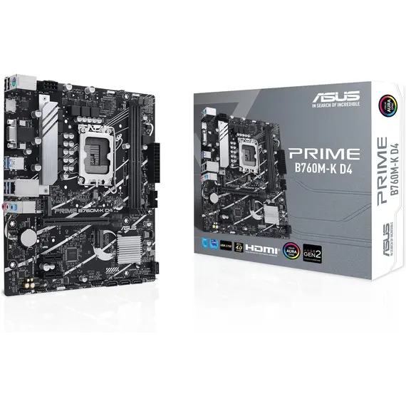 Motherboard ASUS PRIME B760M-K s1700 B760 2xDDR5 M.2 HDMI D-Sub mATX