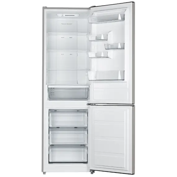 მაცივარი Ref ARDESTO with bottom freezer, 201.8x59.5x66, ref-256L, freez.-122L, 2doors, A+, NF, display ext, fresh zone, black , 3 image - Primestore.ge