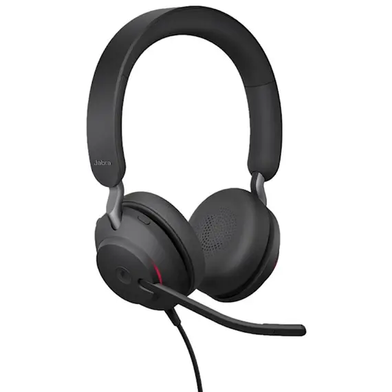 ყურსასმენი Jabra 24189-999-999 Evolve2 40 SE, Headset, Wired, USB, Black  - Primestore.ge