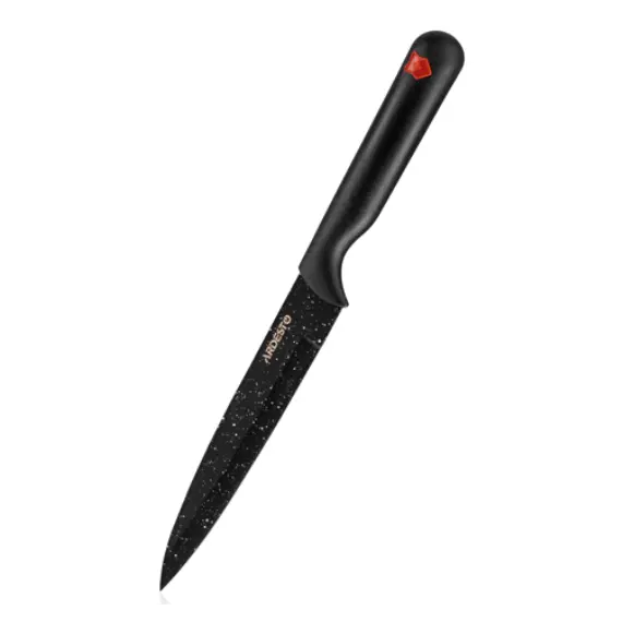 დანების ნაკრები Ardesto Black Mars Knives Set 5 pcs, black, stainless steel, plastic , 3 image - Primestore.ge